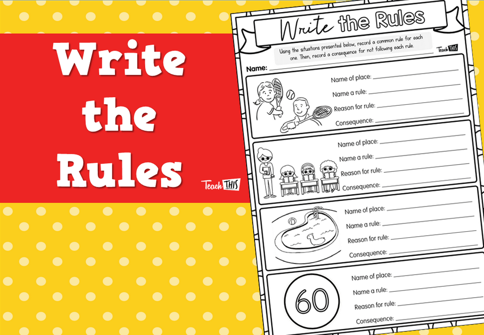 Write the Rules