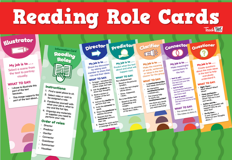 Reading Role Cards
