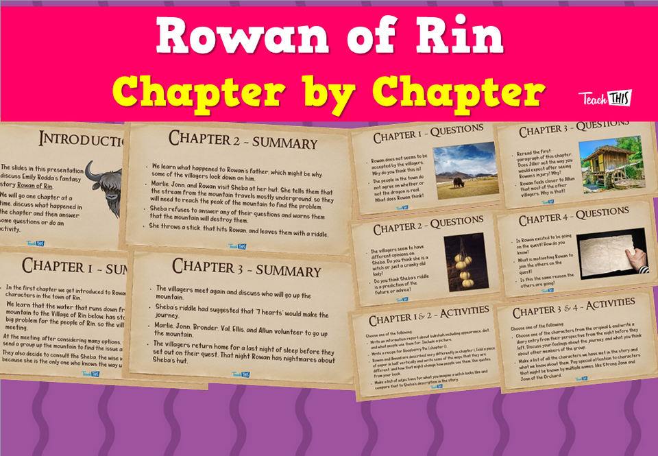 Rowan of Rin Chapter by Chapter