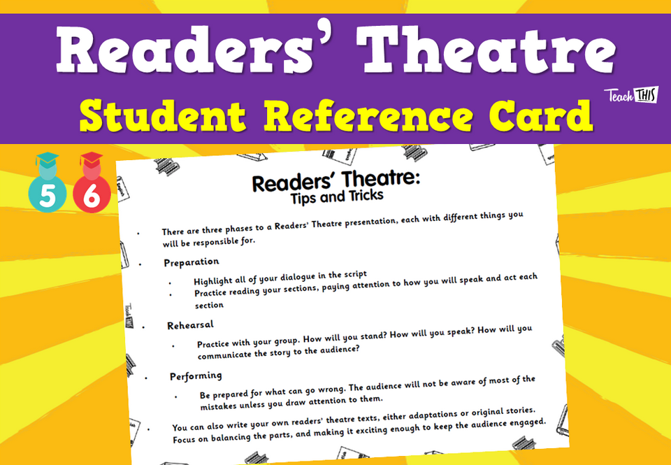 Readers’ Theatre - Student Reference Card
