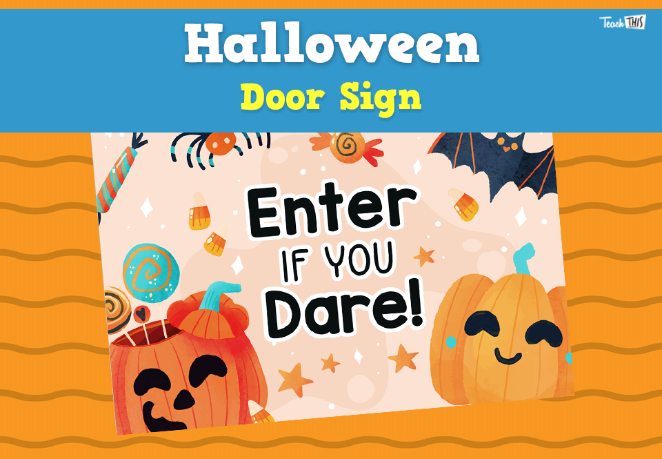 Halloween - Door Sign