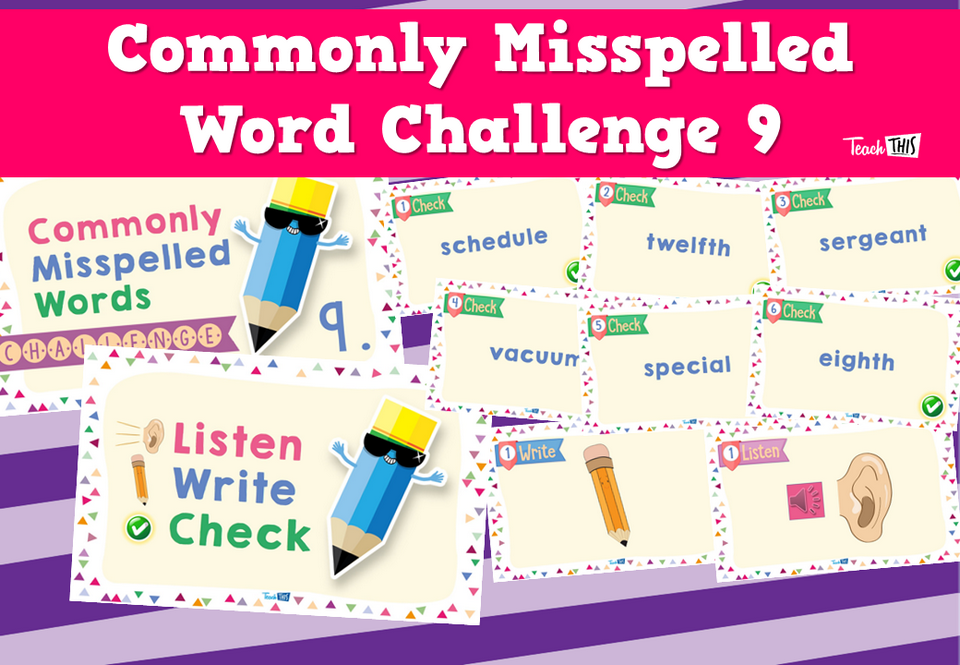 Commonly Misspelled Word Challenge 9