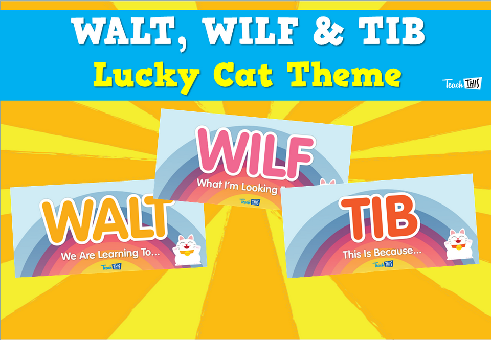 WALT, WILF & TIB  - Lucky Cat Theme
