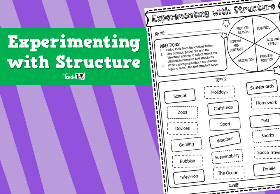 Experimenting with Structure