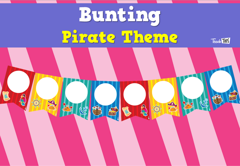 Bunting - Pirate Theme