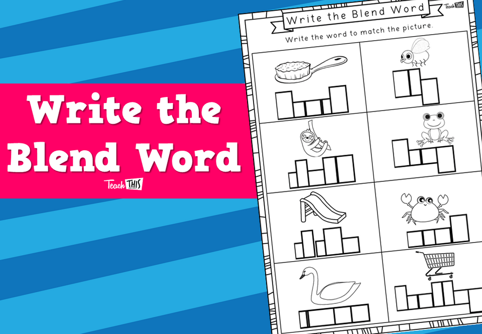 Write The Blend Word