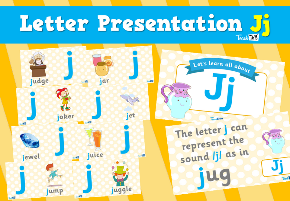 Letter Presentation Jj