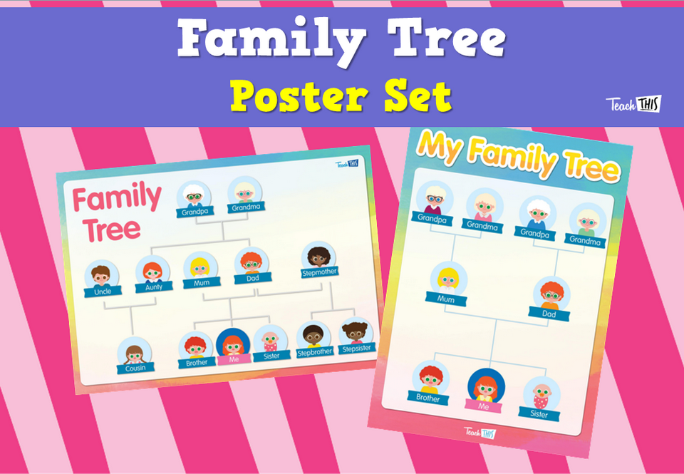 Family Tree Poster Set