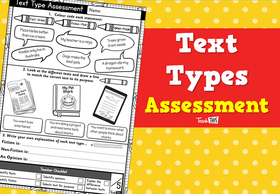 Text Types Assessment