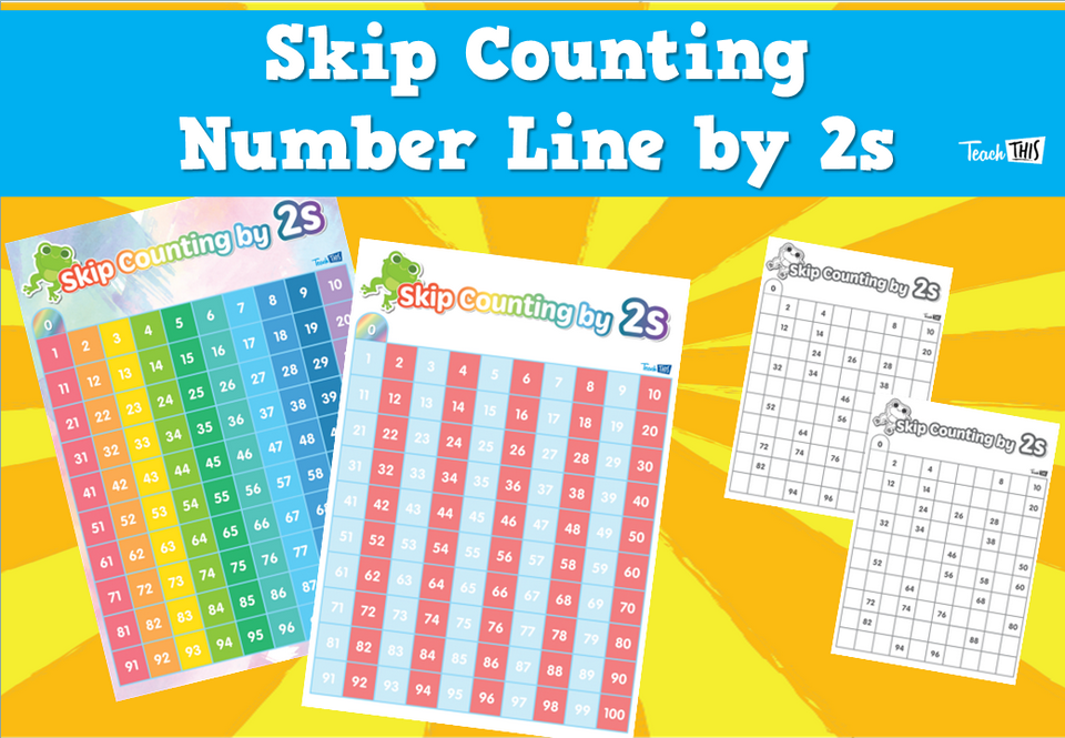 Skip Counting Number Line by 2s