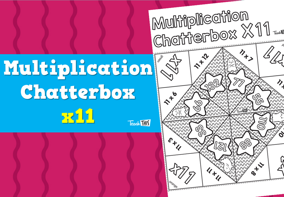 Multiplication Chatterbox 11’s
