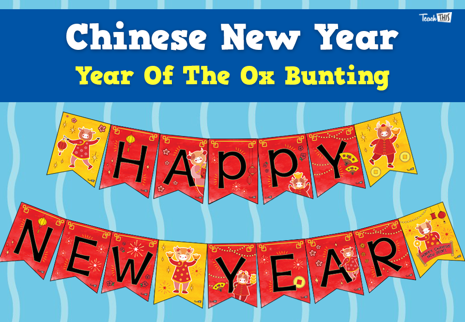 Chinese New Year - Year Of The Ox Bunting
