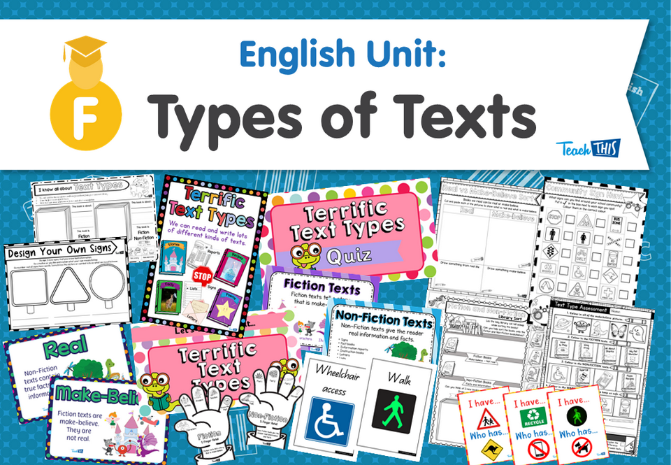 English Unit: Types of Texts