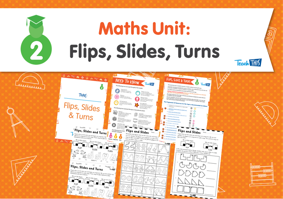 Maths Unit: Flips, Slides, Turns