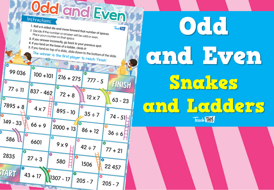 Odd and Even - Snakes and Ladders
