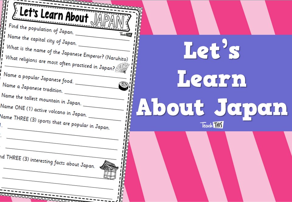 Let’s Learn About Japan