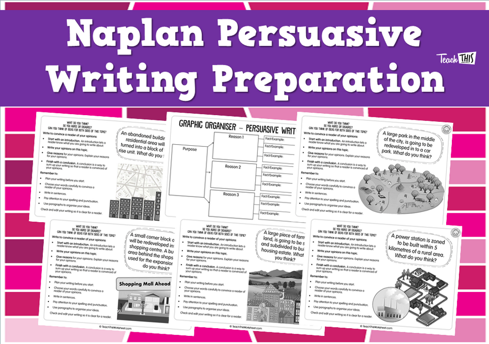Naplan Persuasive Writing Preparation