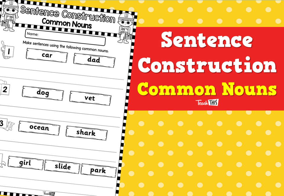 Sentence Construction: Common Nouns