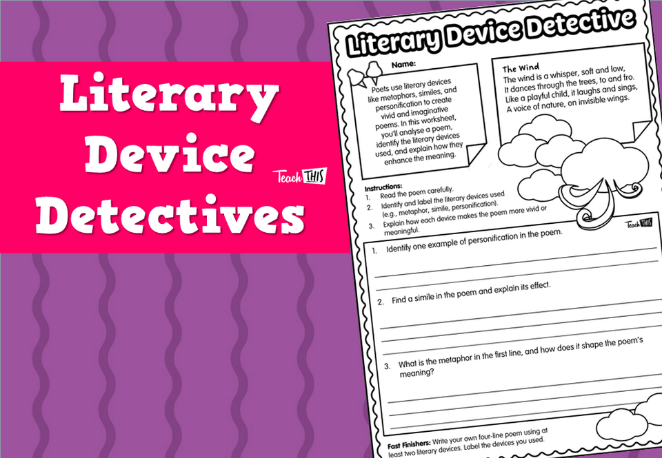 Literary Device Detectives