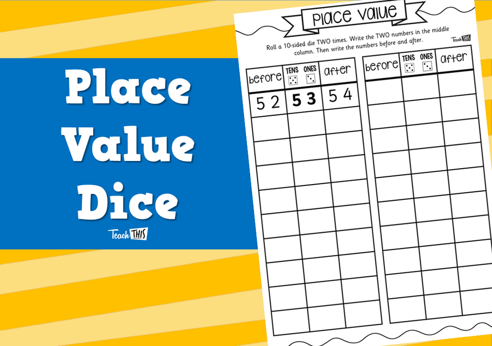 Place Value Dice