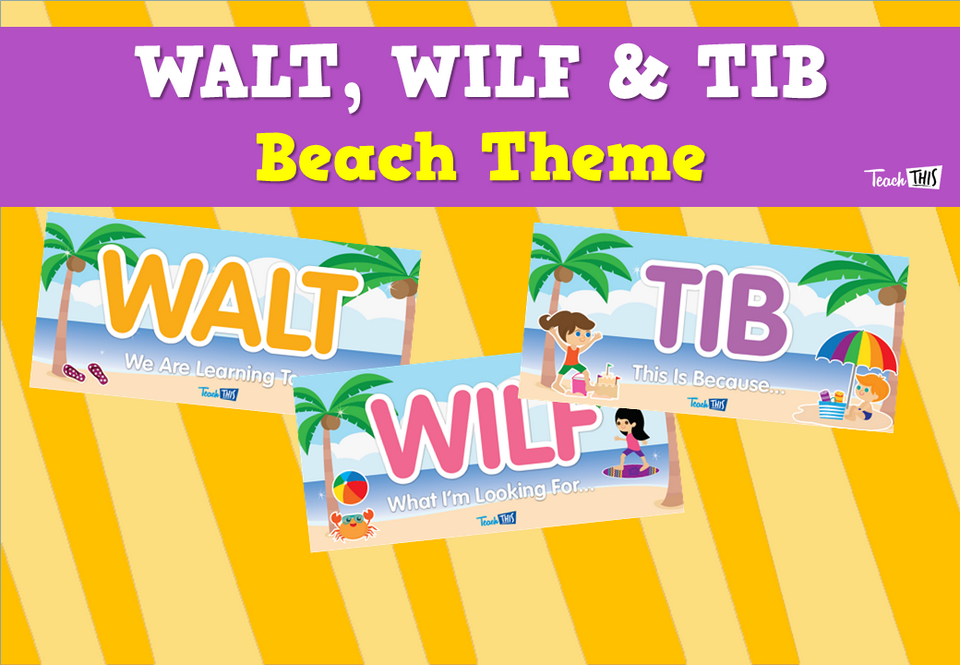 WALT, WILF & TIB  - Beach Theme