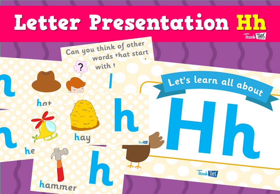 Letter Presentation Hh