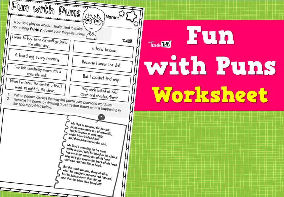 Fun with Puns Worksheet
