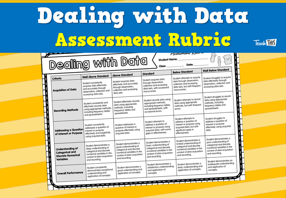 Dealing with Data Assessment Rubric