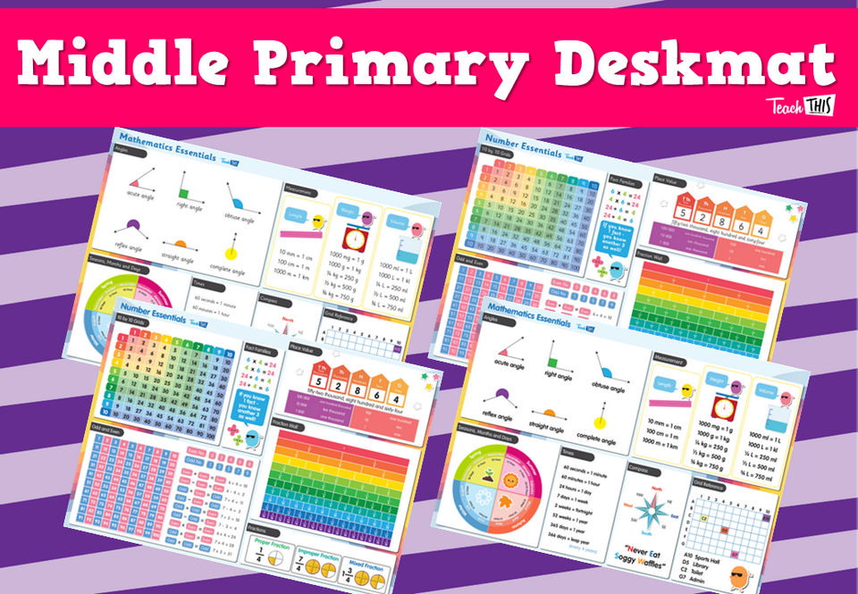 Middle Primary Deskmat