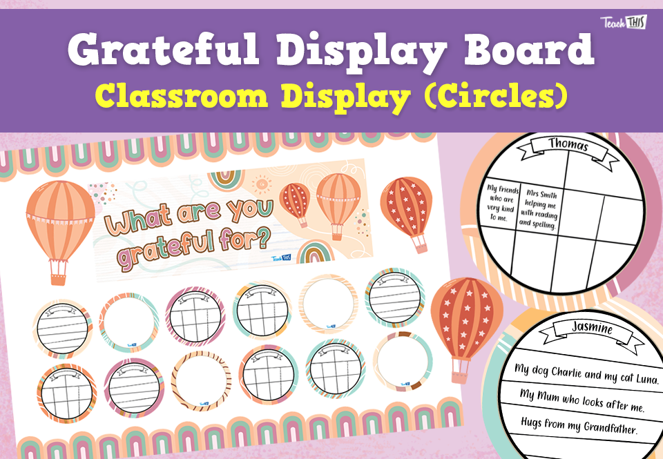 Grateful Display Board (Circles)