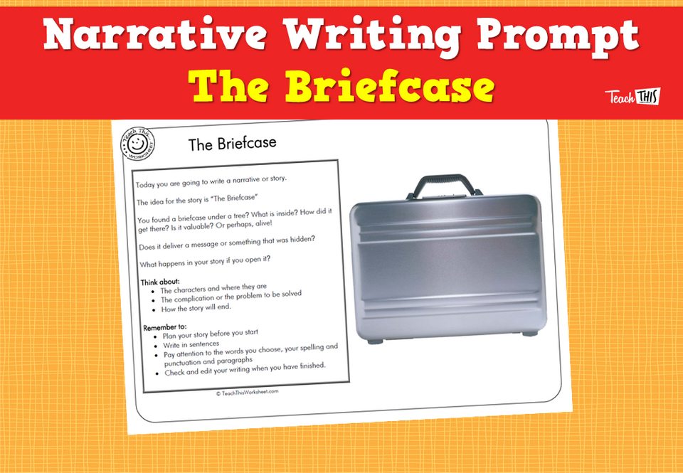 Narrative Writing Prompt - The Briefcase