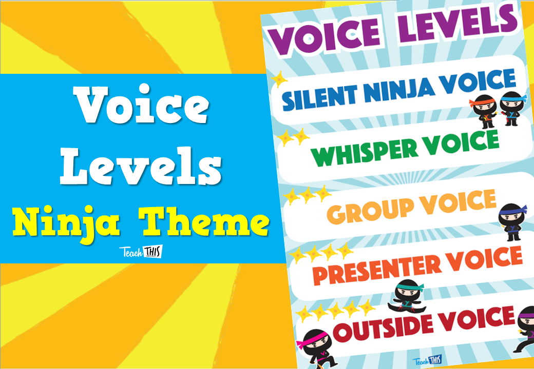 Voice Levels - Ninja Theme