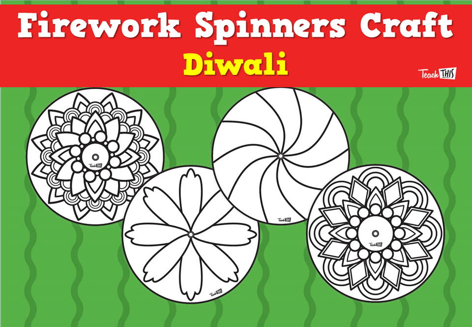 Diwali - Firework Spinners Craft