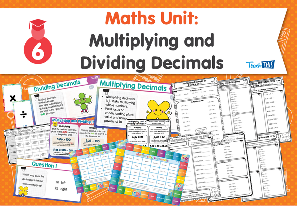 Maths Unit: Multiplying and Dividing Decimals
