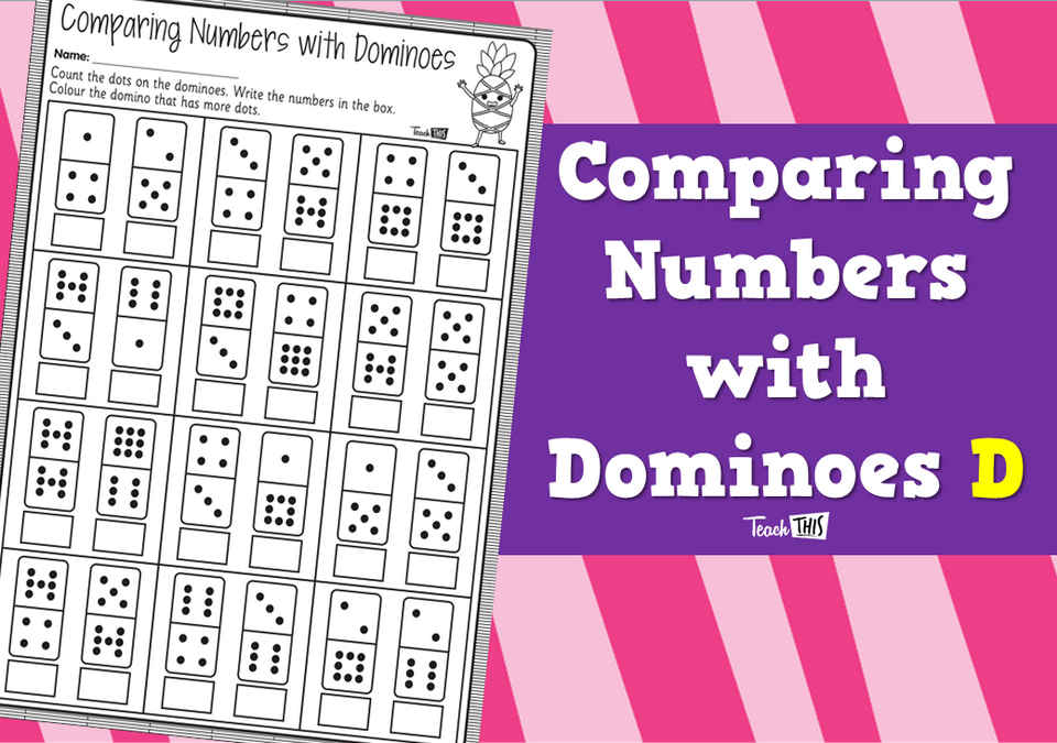 Comparing Numbers with Dominoes D