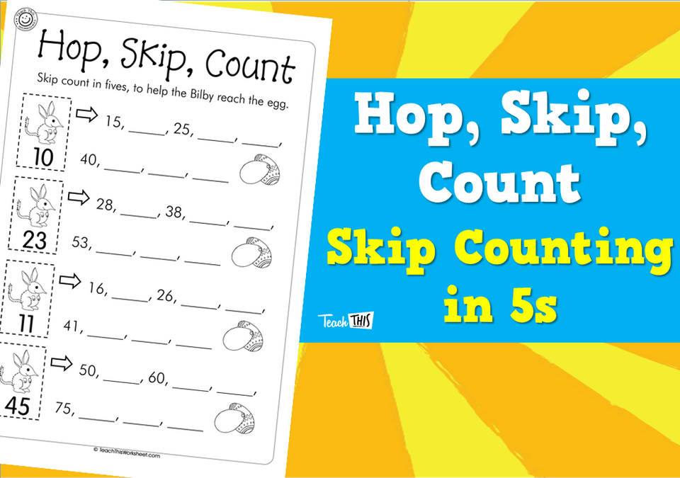 Hop, Skip, Count - Skip Counting in 5s
