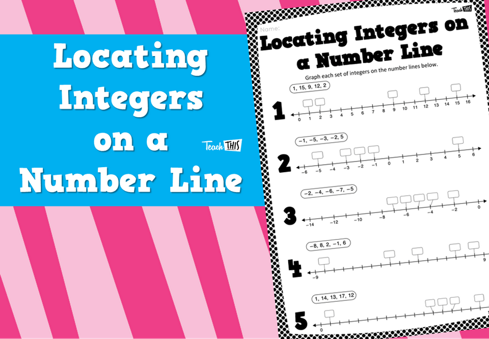 Locating Integers on a Number Line