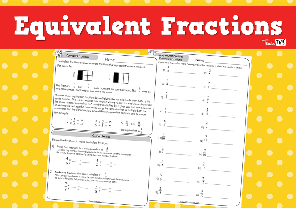 Equivalent Fractions