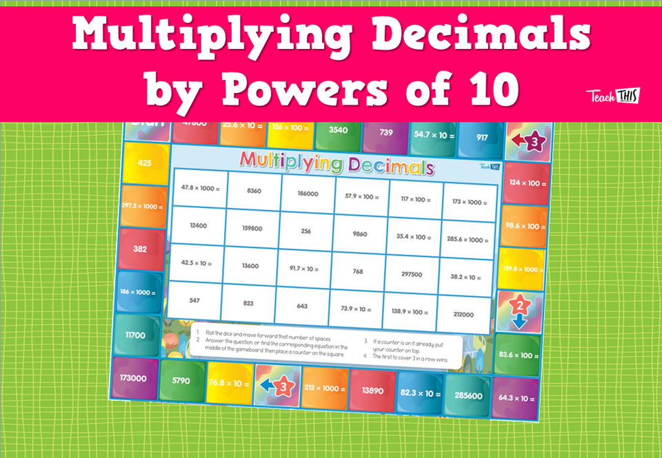Multiplying Decimals by Powers of 10