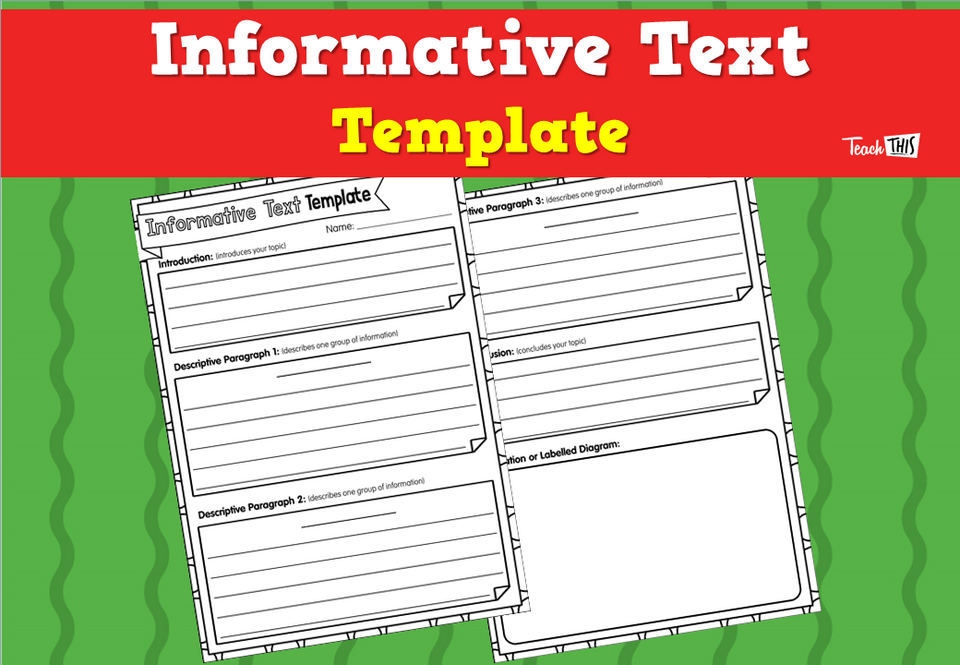 Informative Text Template