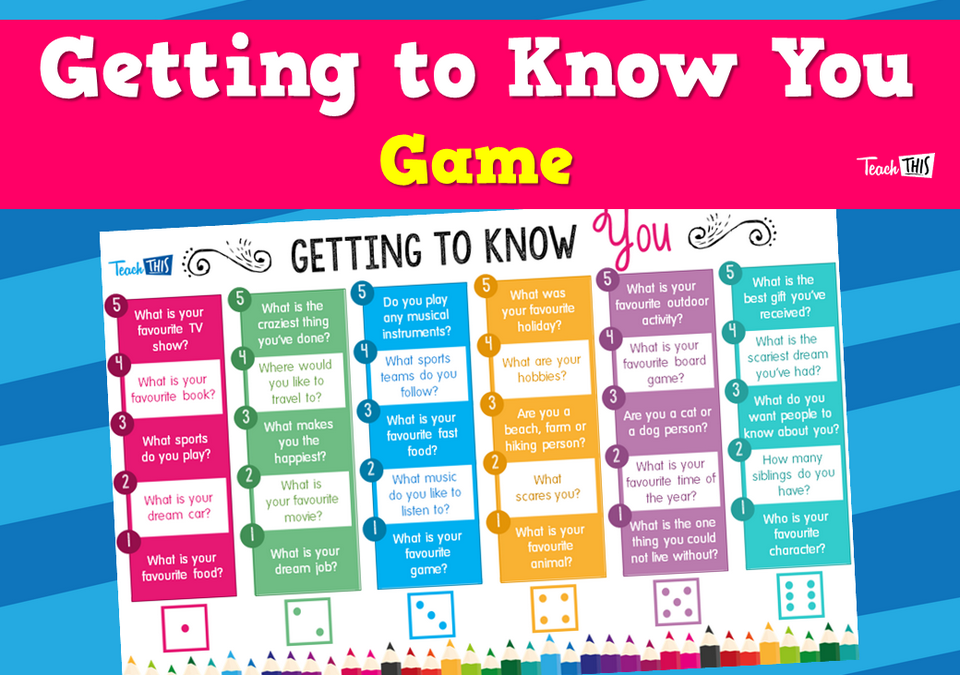 Getting to Know You Game