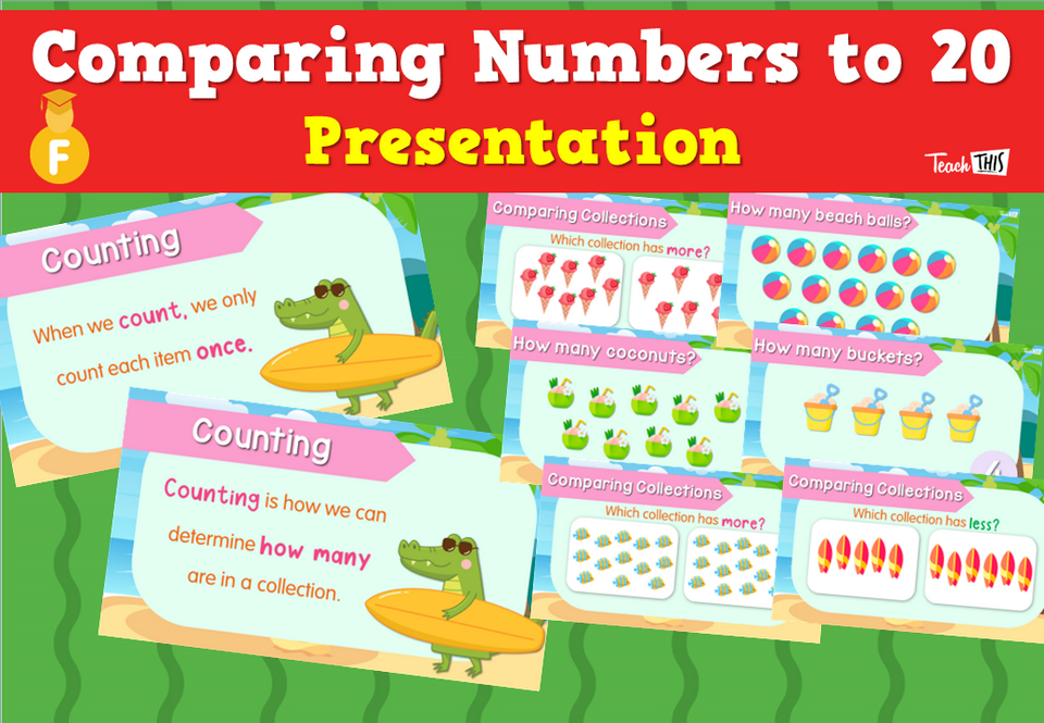 Comparing Numbers to 20 - Presentation