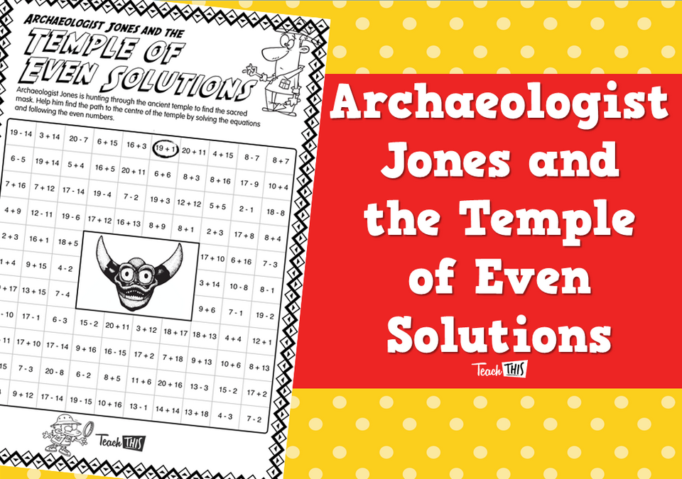 Archaeologist Jones and the Temple of Even Solutions