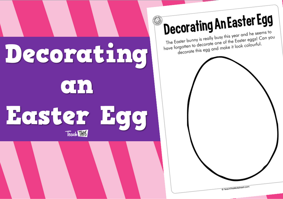 Decorating an Easter Egg
