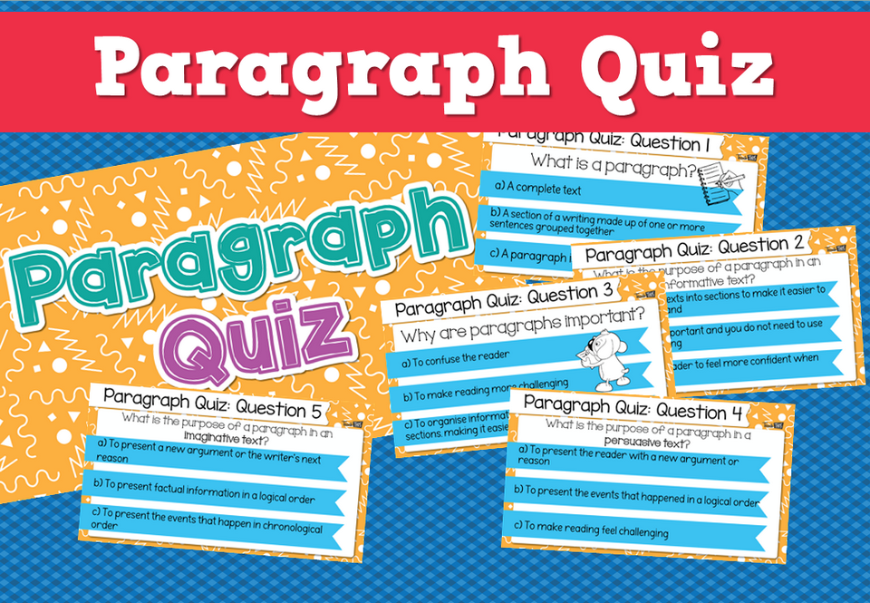 Paragraph Quiz