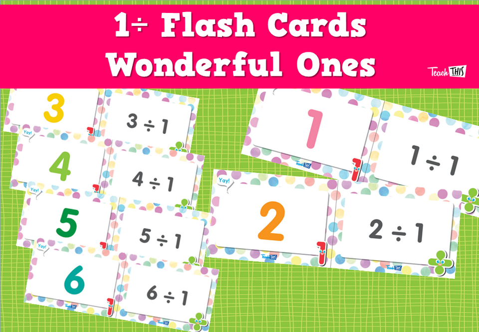 1÷ Flash Cards- Wonderful Ones