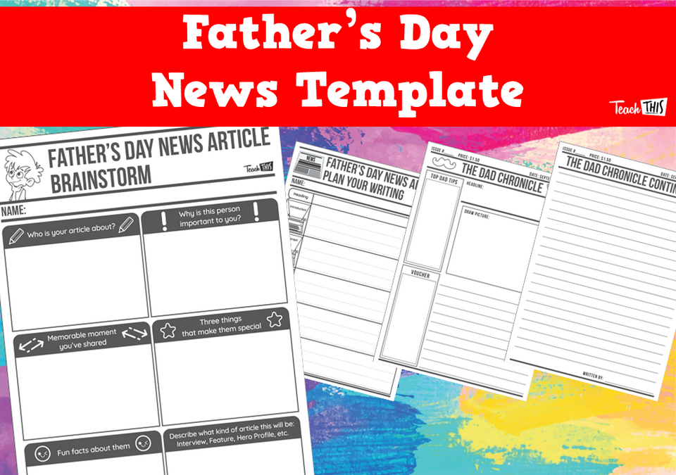 Father’s Day News Template