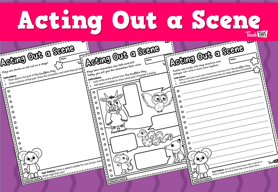 Acting Out a Scene