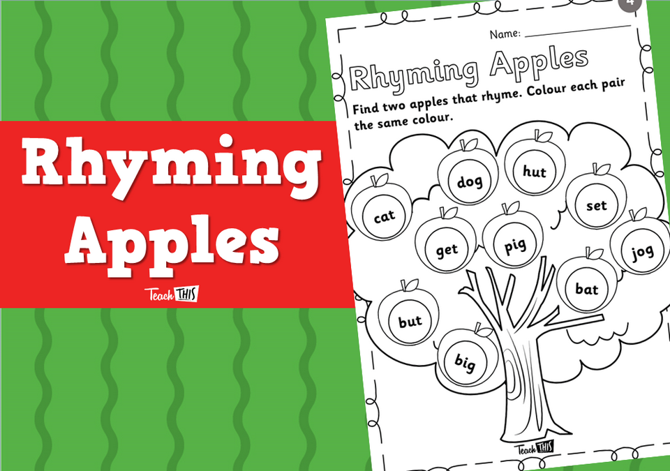 Rhyming Apples