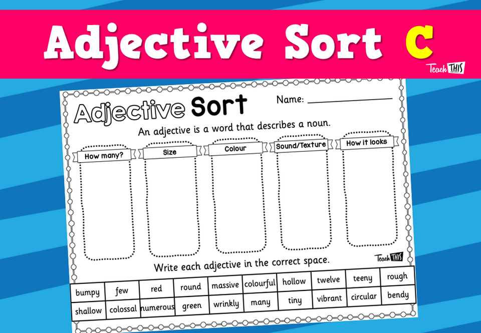 Adjective Sort C